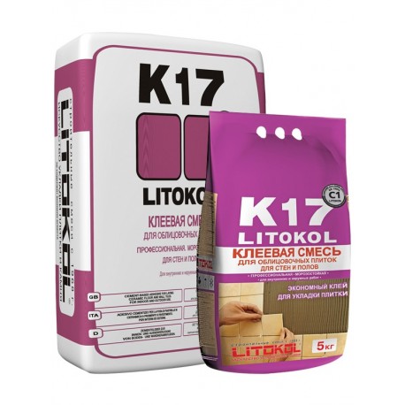 Клей для плитки LITOКOL K17 (5 кг)